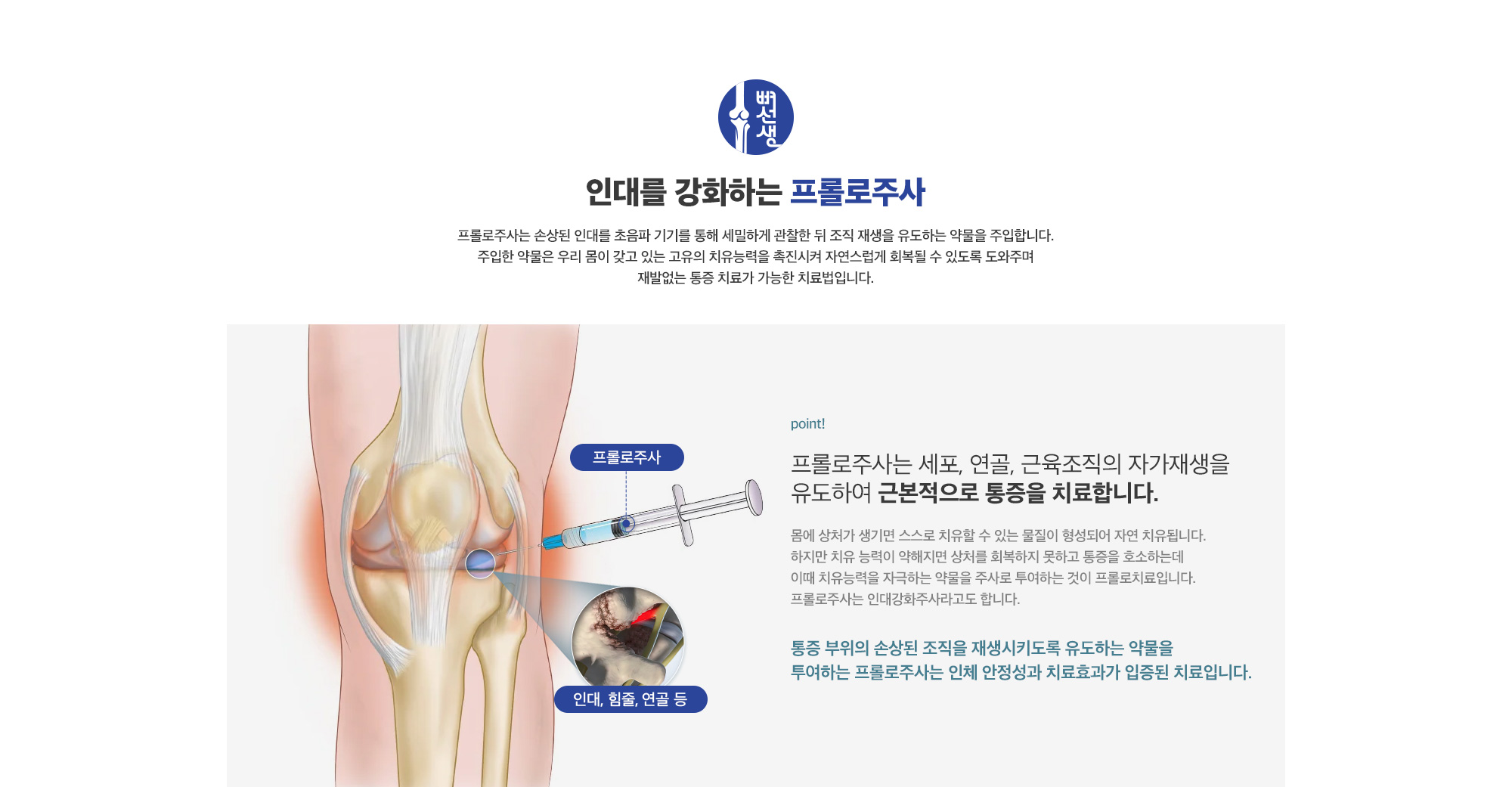 프롤로 주사